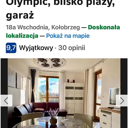 47m2 Olympic, Blisko Plazy, Garaz Appartement